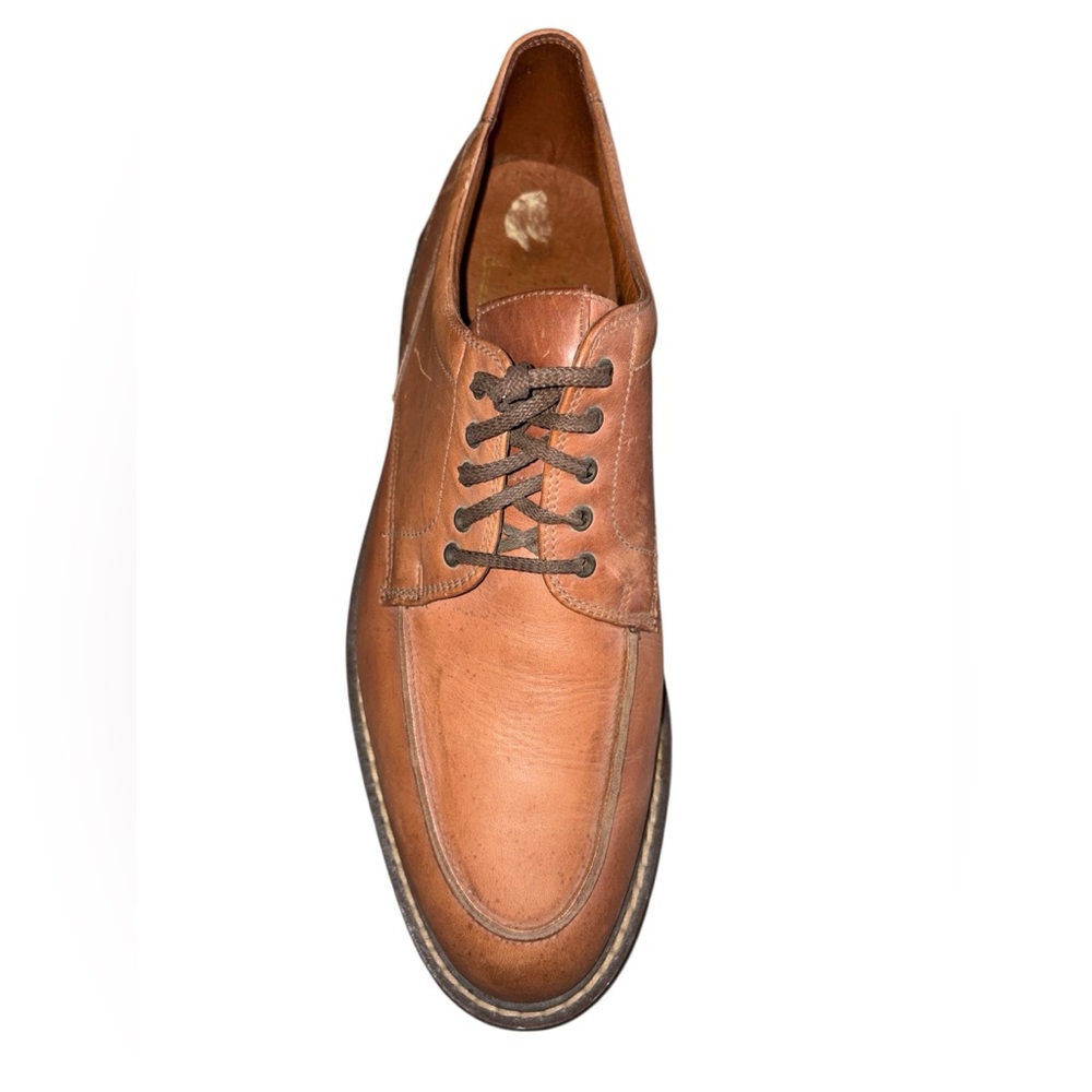 Antica Cuoieria Men’s Brown Leather Dress Shoes Italy Size 11D